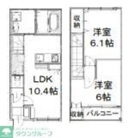 AQUAレジデンス大井町第15の物件間取画像